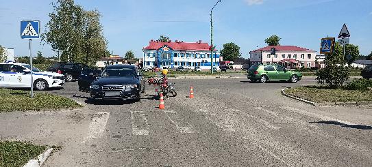 За прошедшие выходные дни на территории Гомельщины произошло 4 дорожно-транспортных происшествия, в которых 4 человека получили травмы